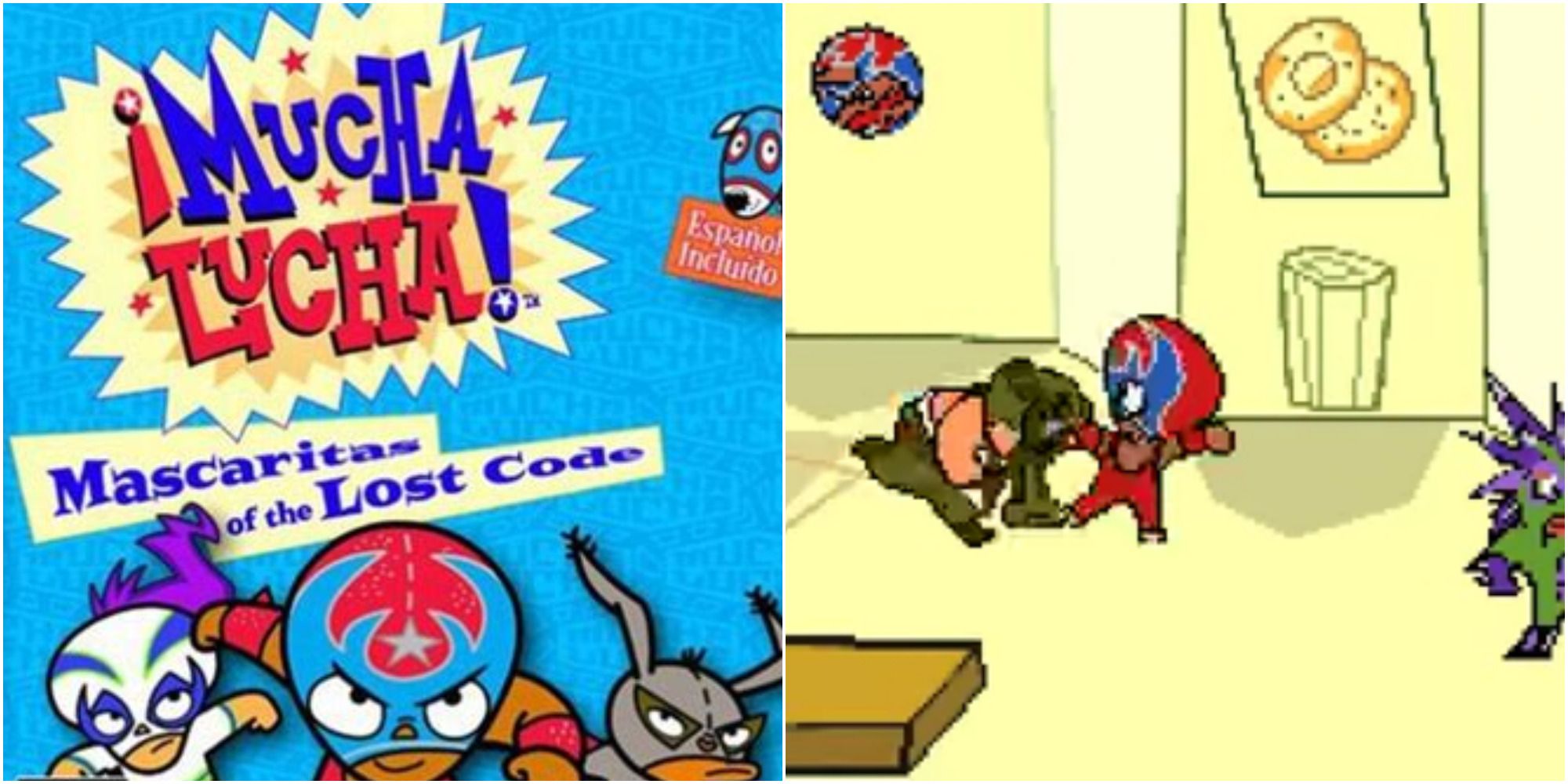 mucha lucha cover & gameplay