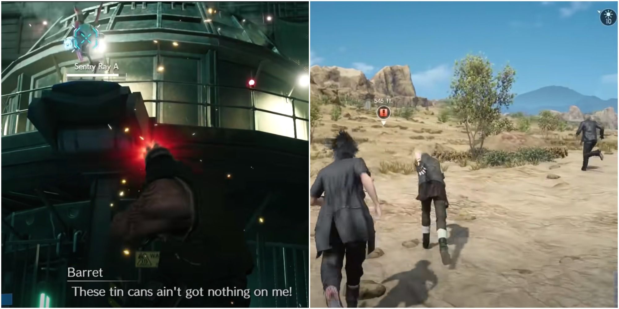 Final Fantasy Noctis and his team members 