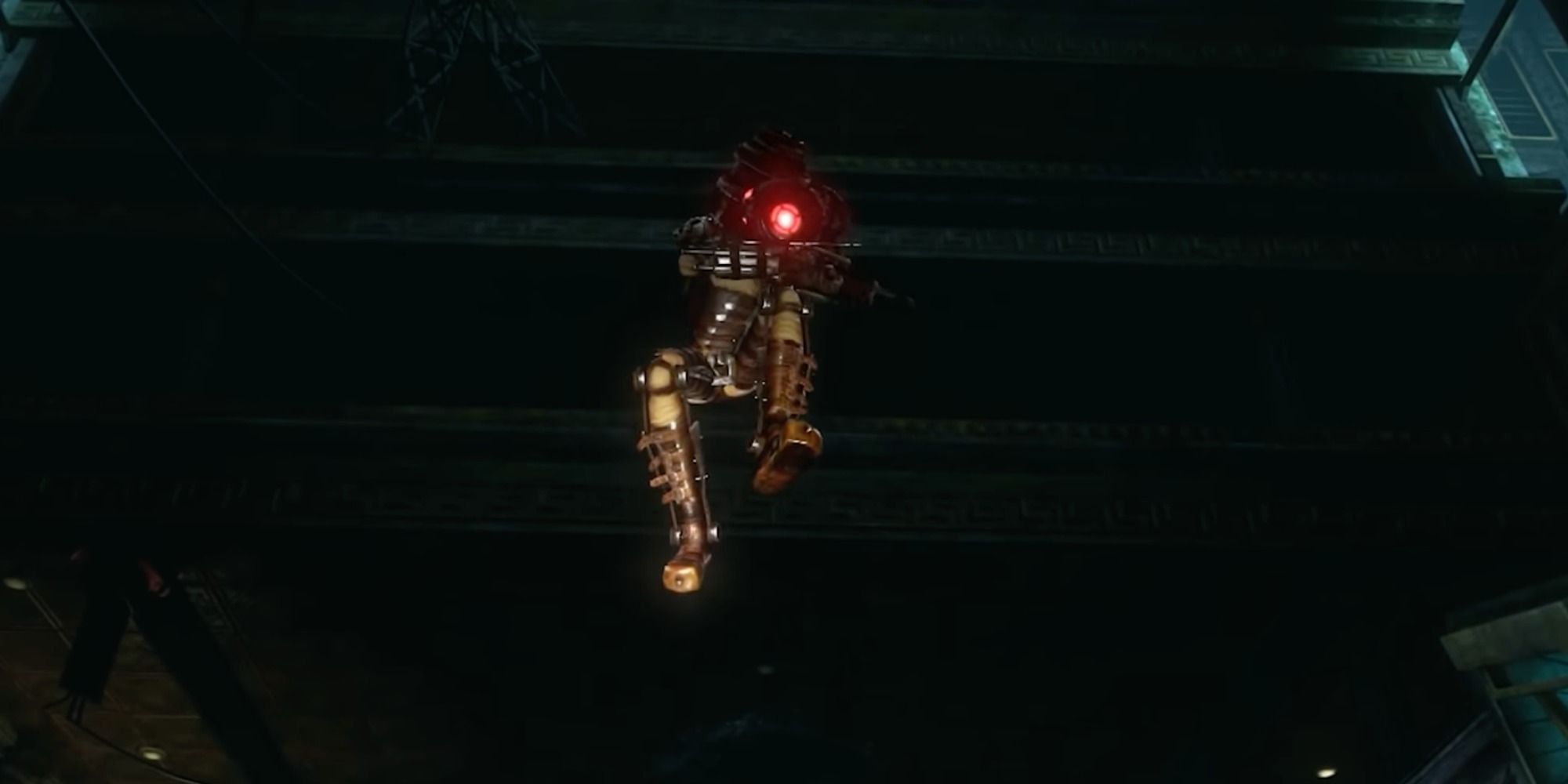 Big Sister attacking Big Daddy in BioShock 2