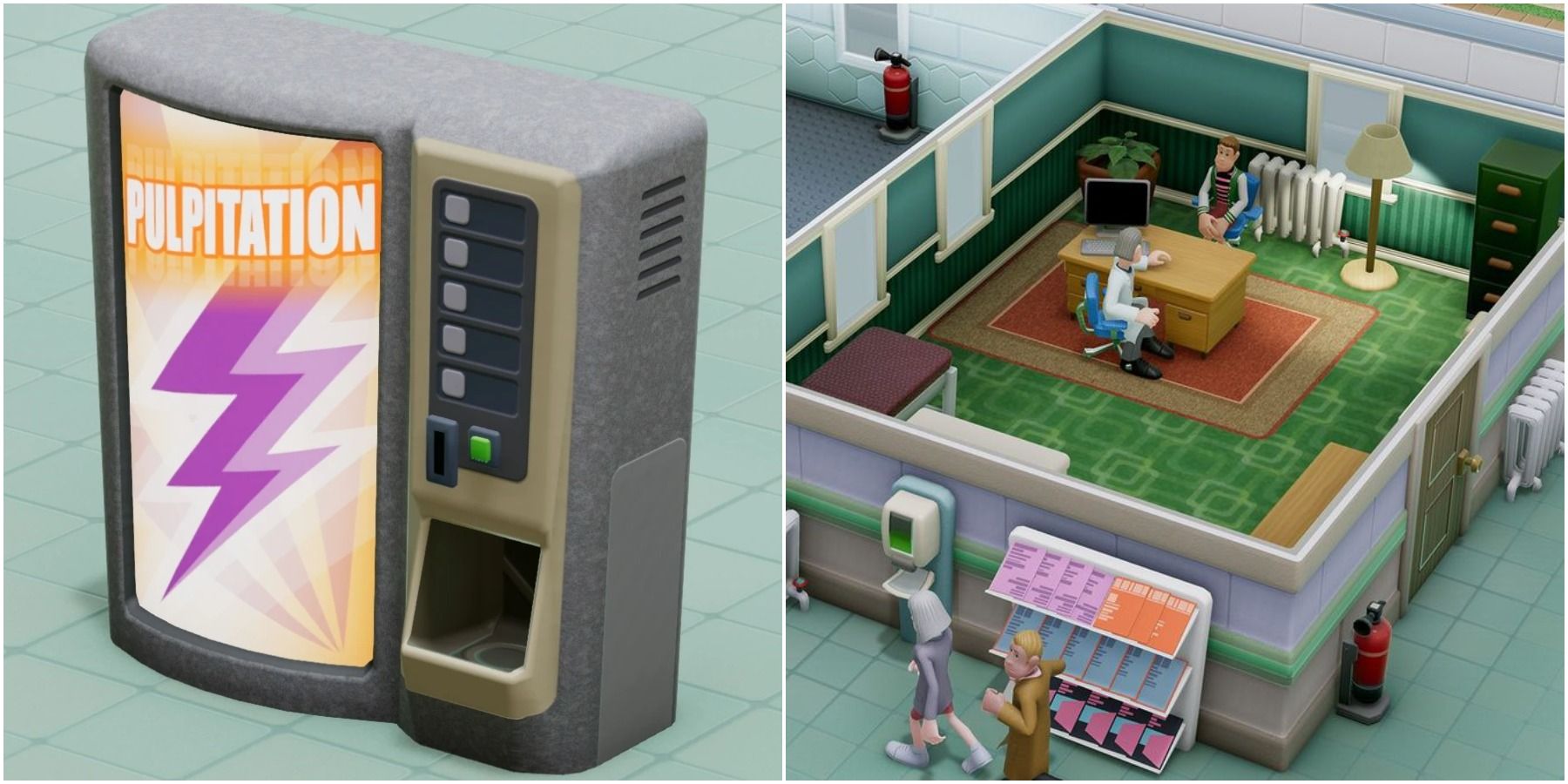 An Energy Drink Machine in Two Point Hospital