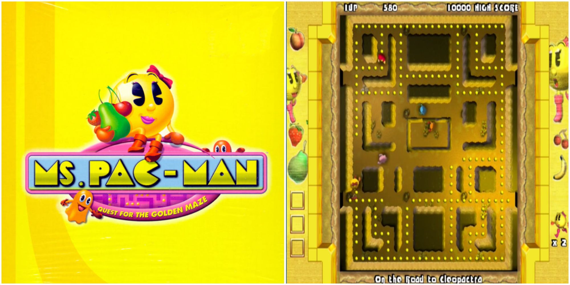 quest for the golden maze cover & gameplay