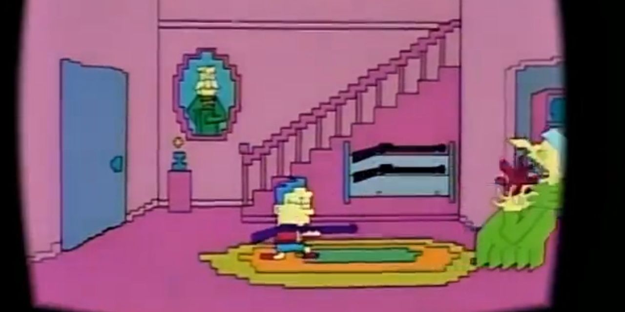 The Simpsons parody videogame Escape From Grandma's House