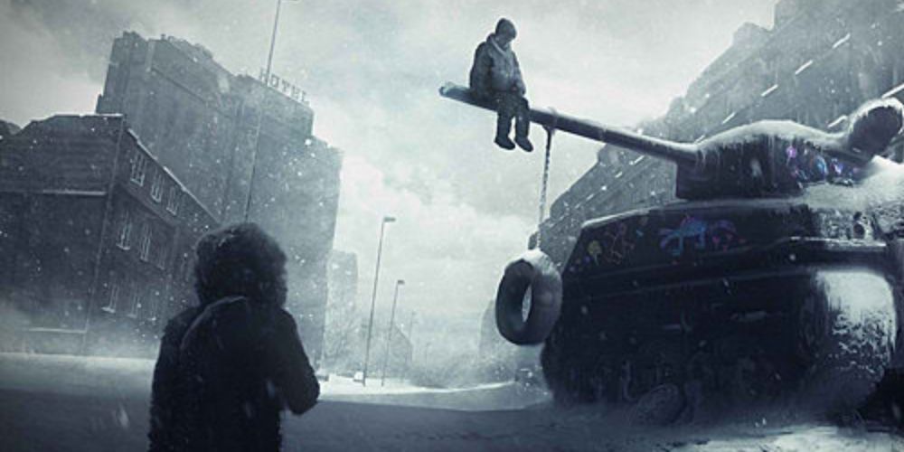 tank tire swing