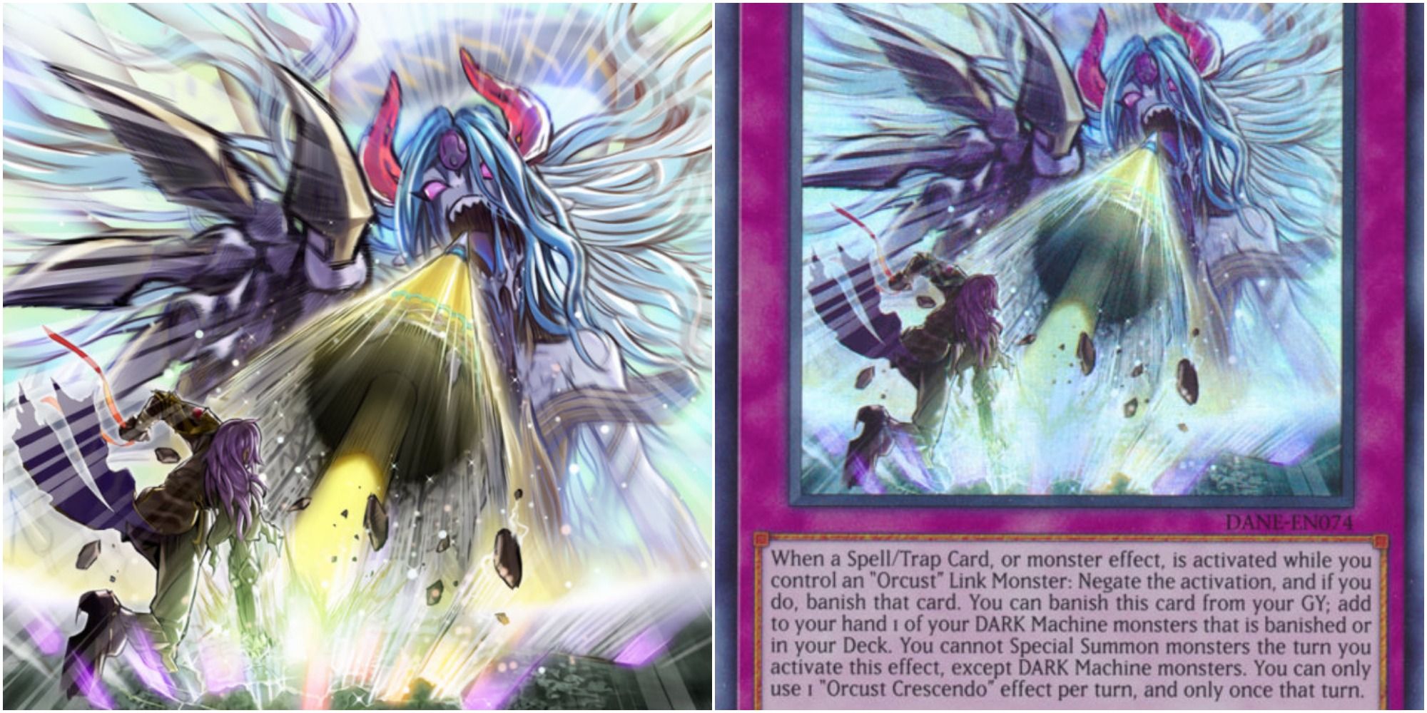 yugioh Orcust Crescendo card art and text