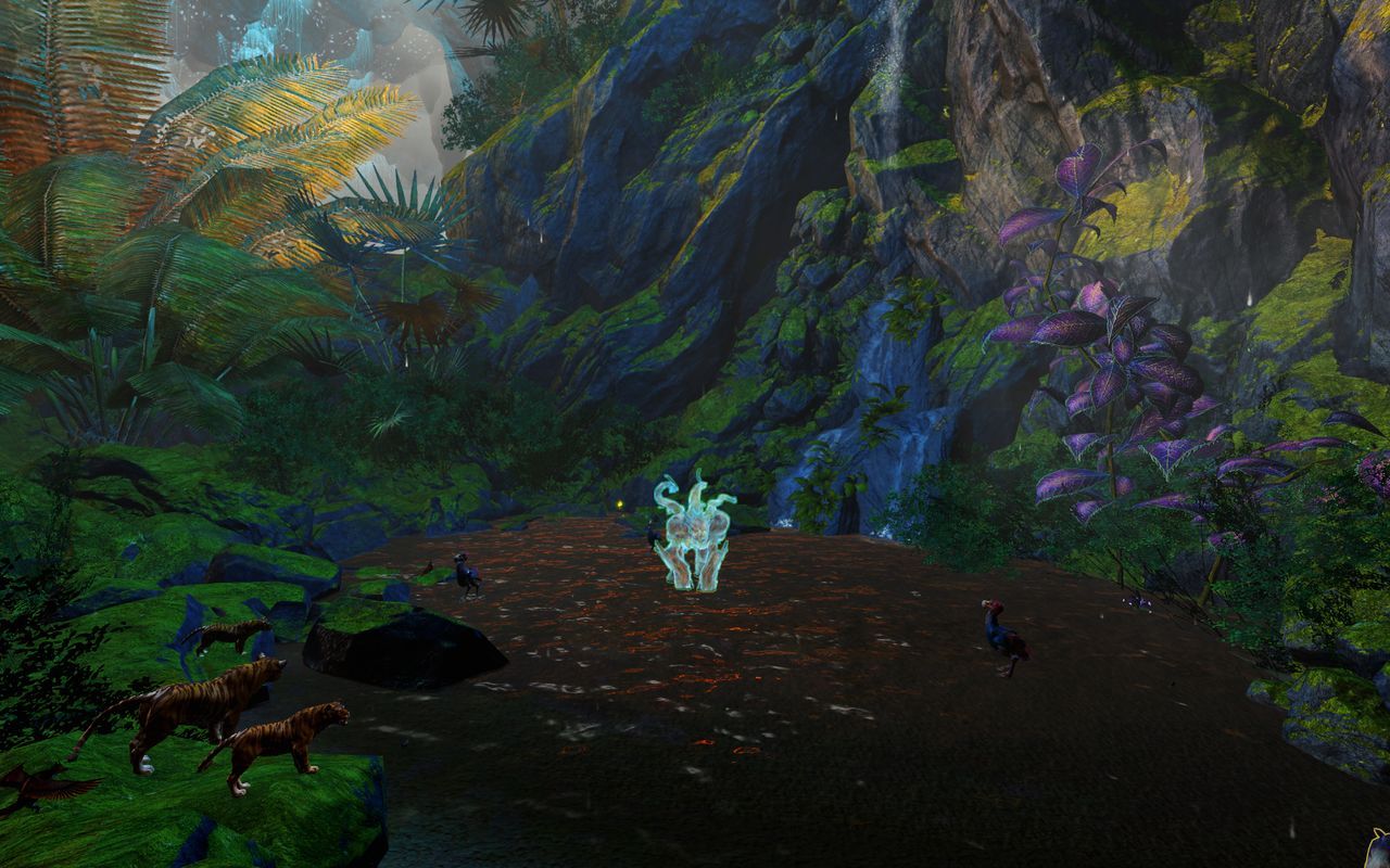 A screenshot of one of the Maguuma druid spirits for the Henge Away From Home Collection
