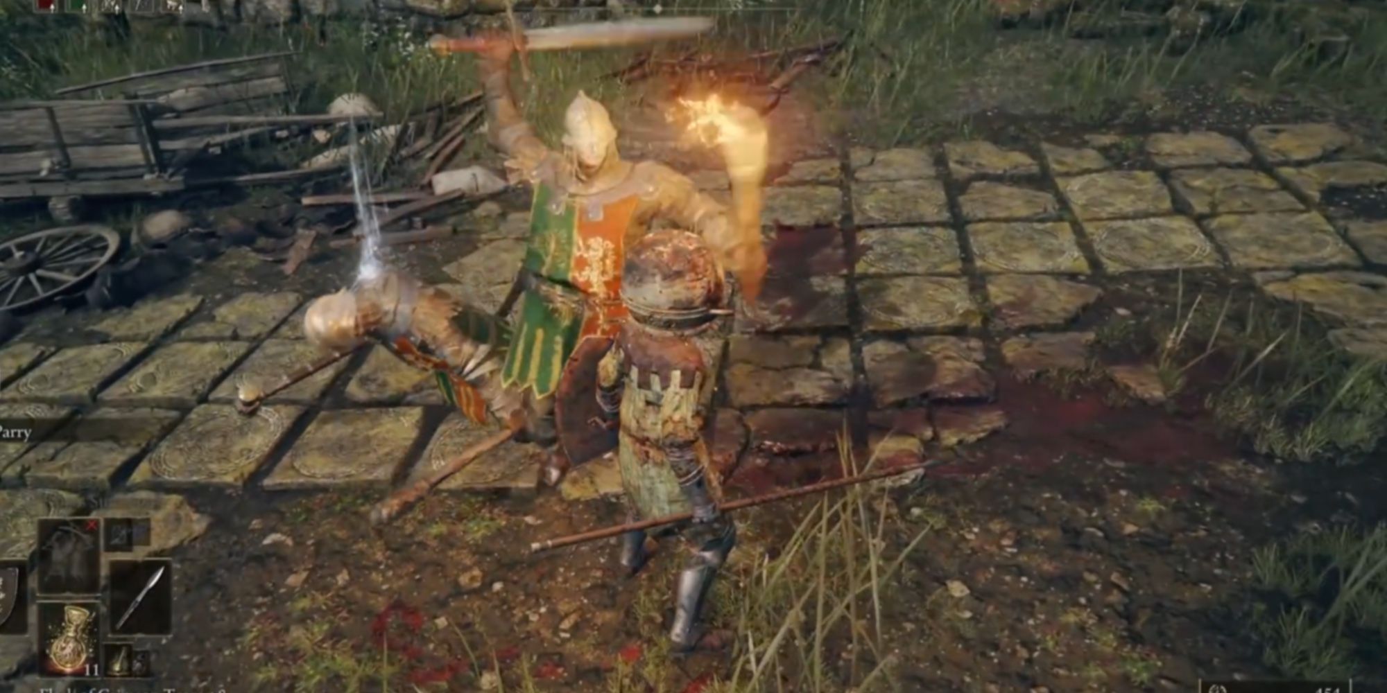 Elden Ring Wielding a torchpole