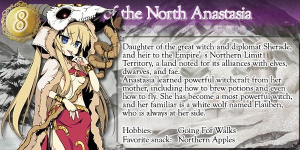 Princess of the North, Anastasia