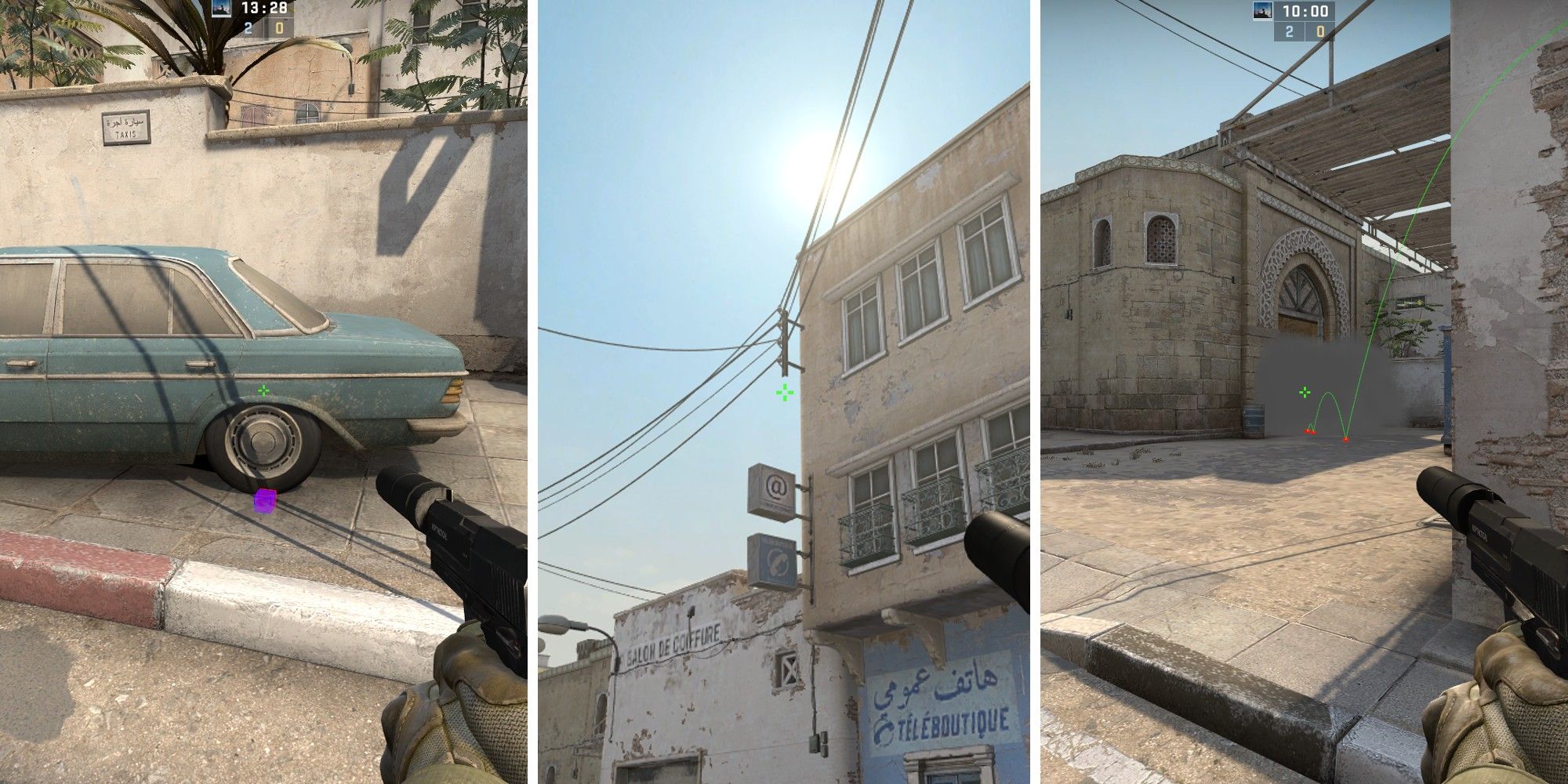 CSGO Dust 2 A Long Doors Smoke Spot