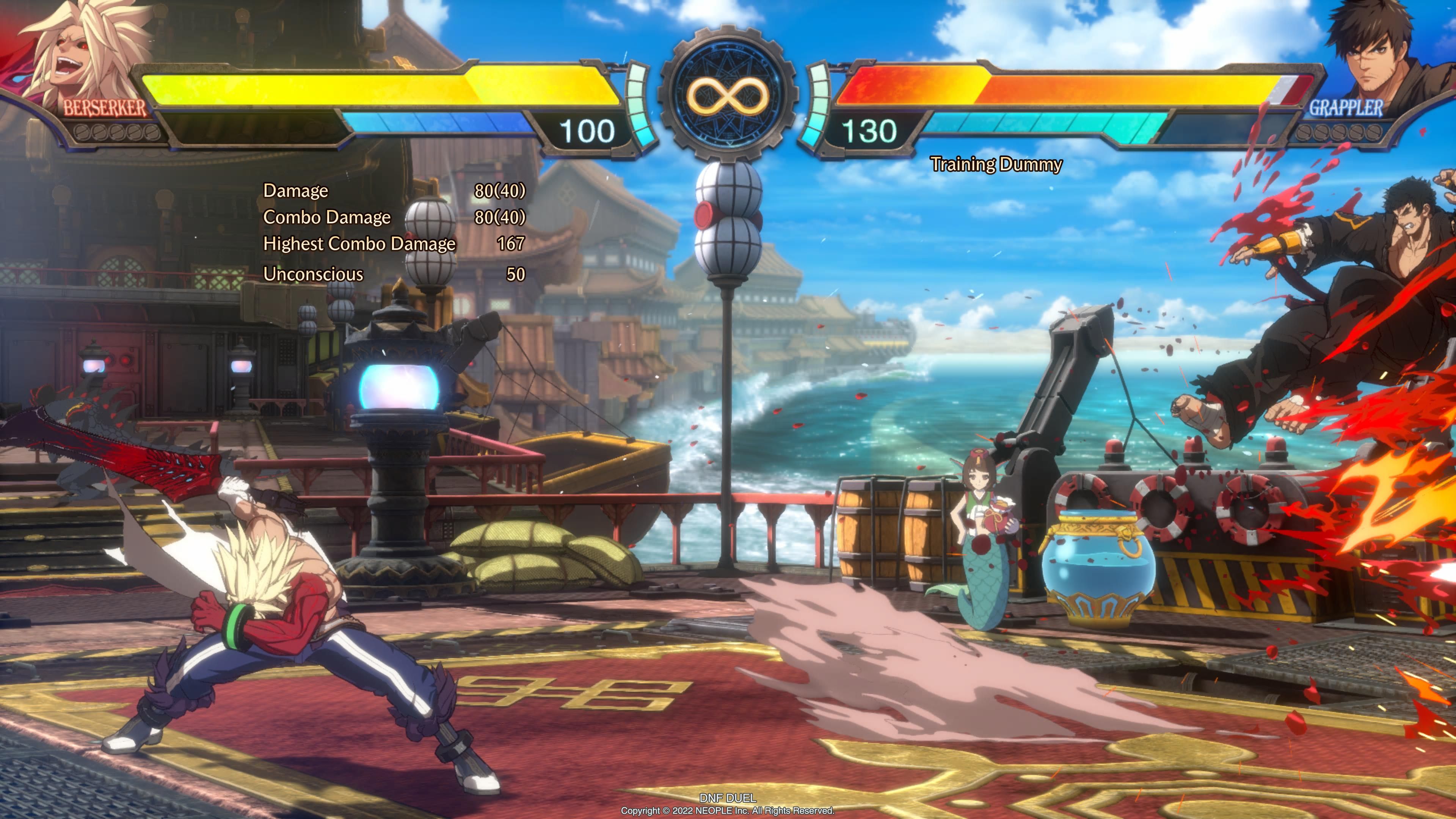 Berserker's cross exploded.