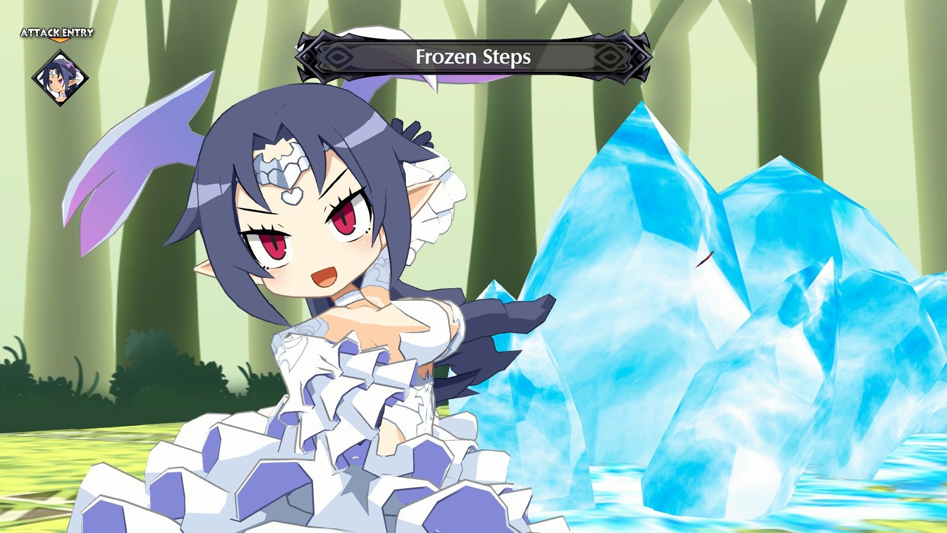 Disgaea 6 - Melodia using Frozen Steps