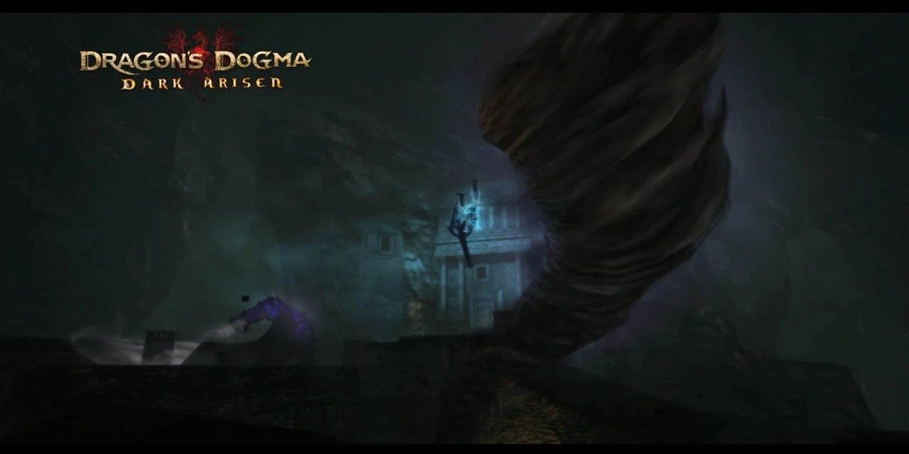 Maelstrom being summoned in a dungeon and dragging up an enemy