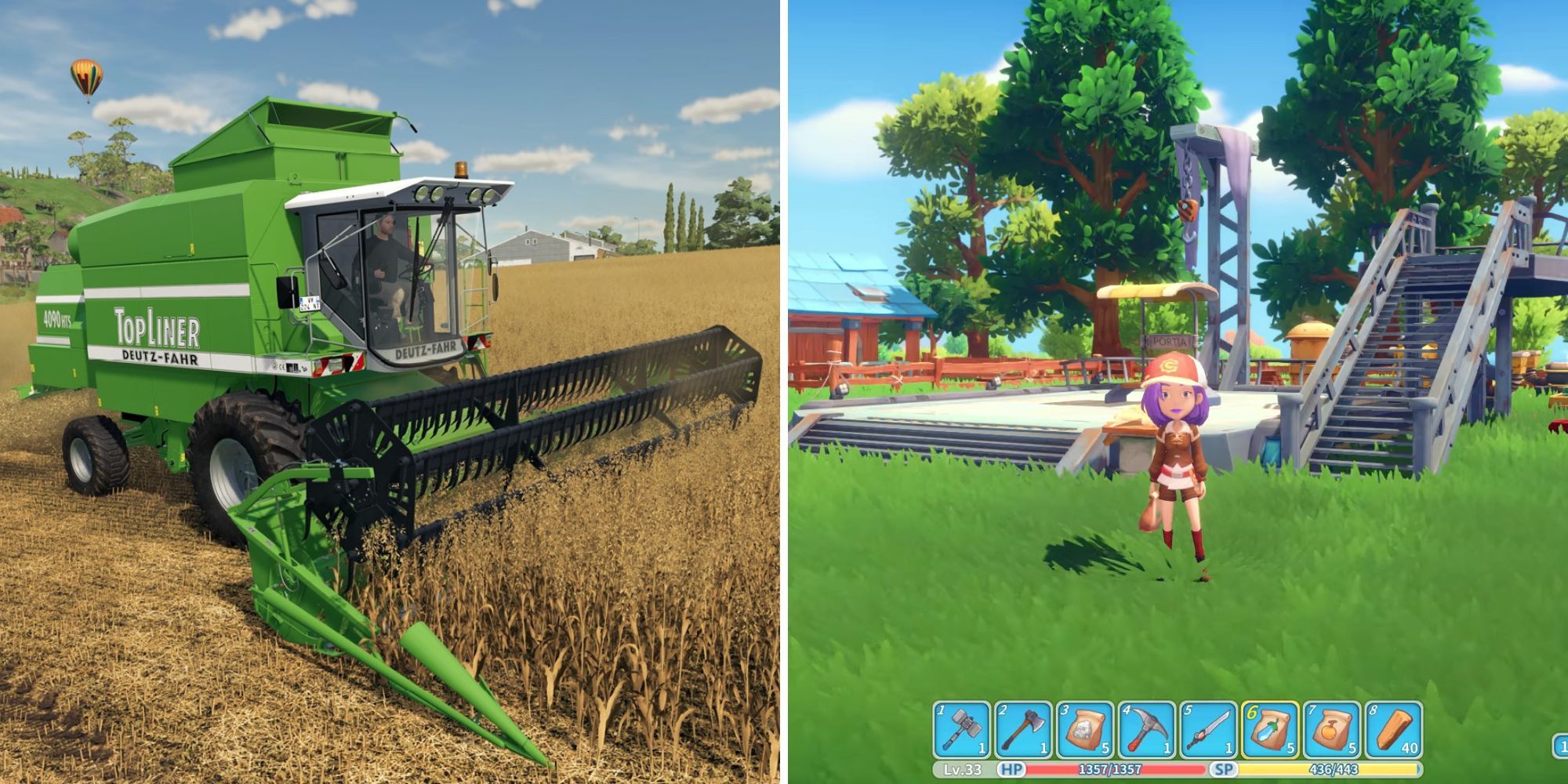 Farming Simulator, My Time At Portia, Vehicle and Workshop Upgrades