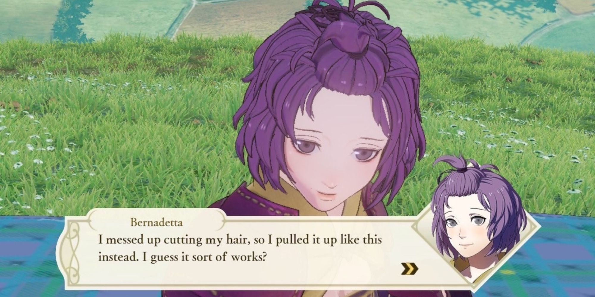 Bernadetta from Fire Emblem Warriors Three Hopes
