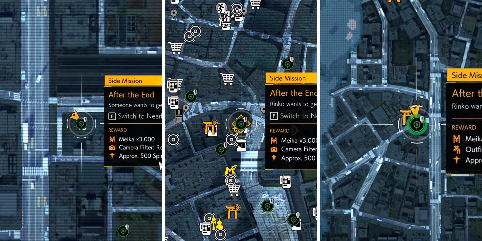 Ghostwire Tokyo After The End Side Quest Locations