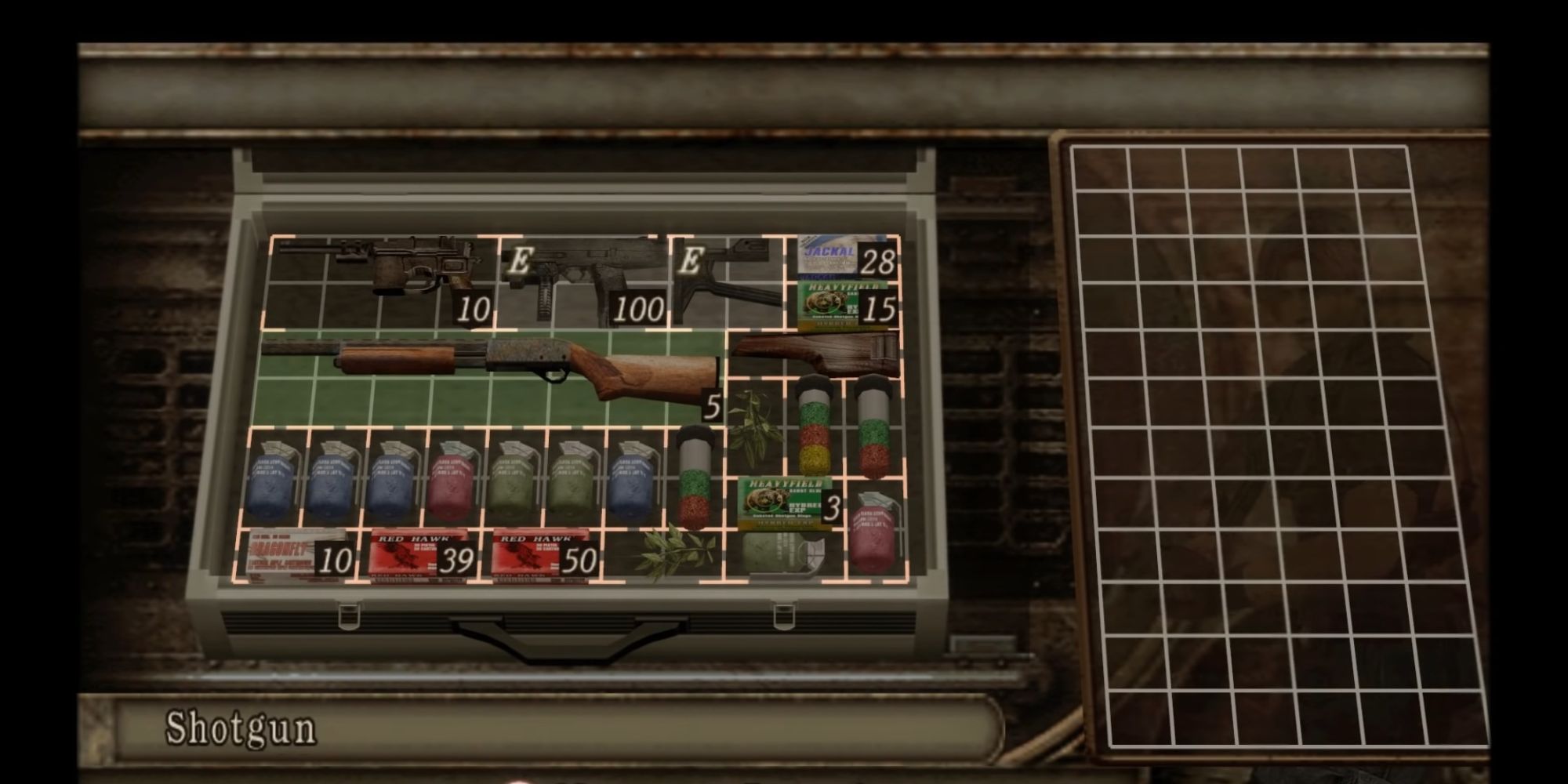 Full inventory of weapons and items in resident evil 2