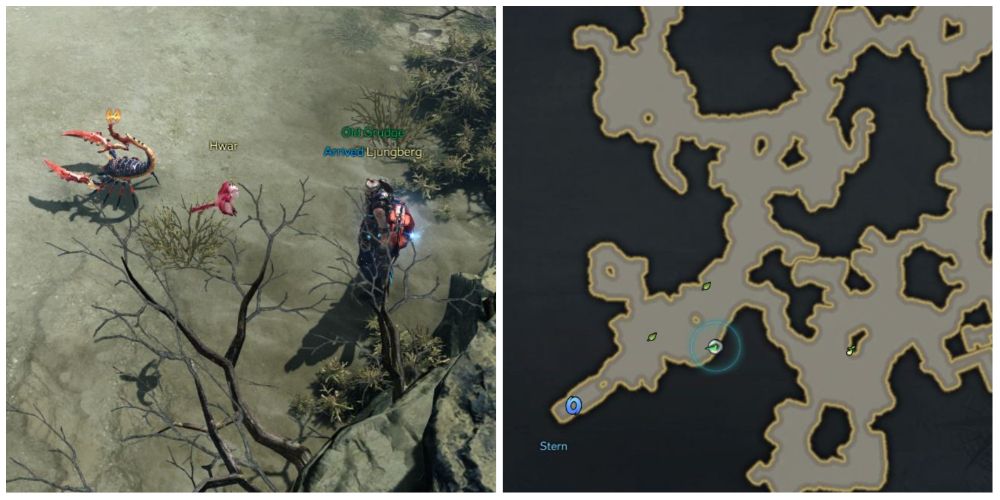 Lost Ark Arthetine dark scorpion monster location