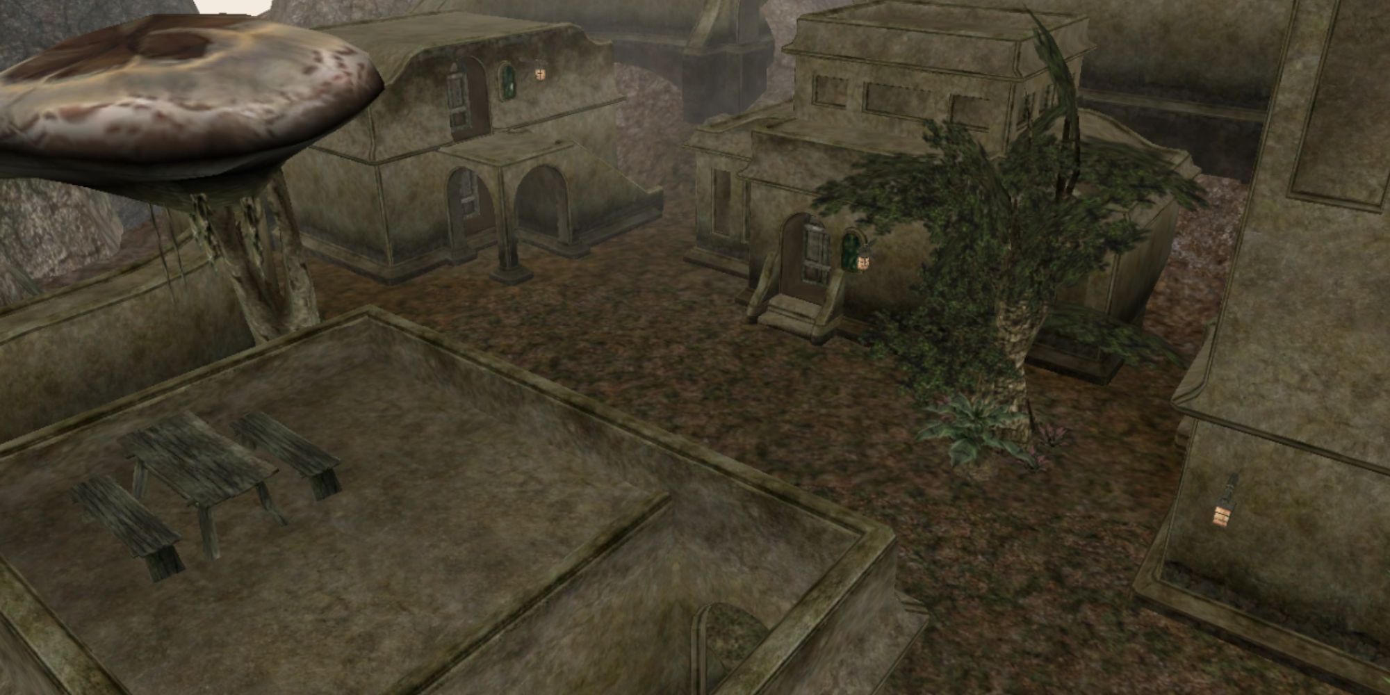 Morrowind Rethan Manor With Multiple Buildings