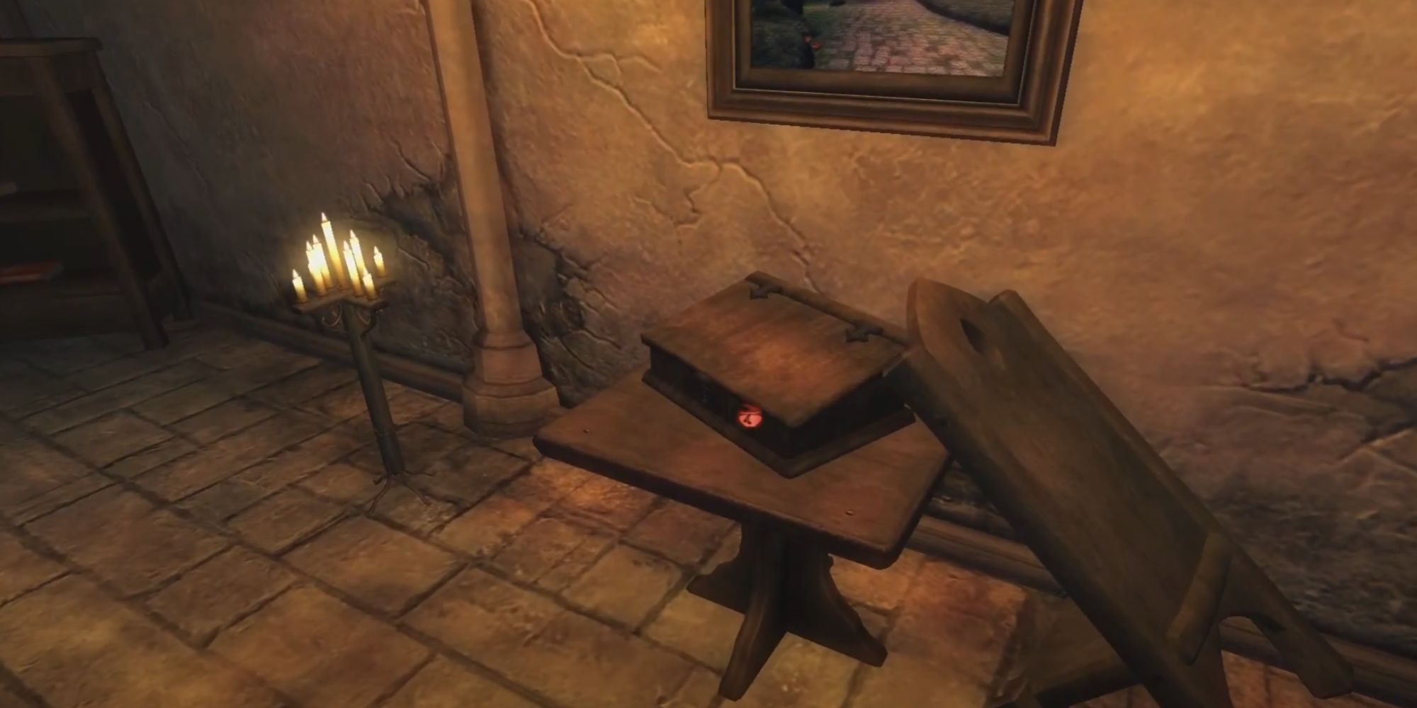 Oblivion Lectern Inside Room