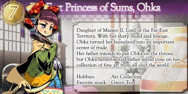 The First Princess of Sums, Ohka