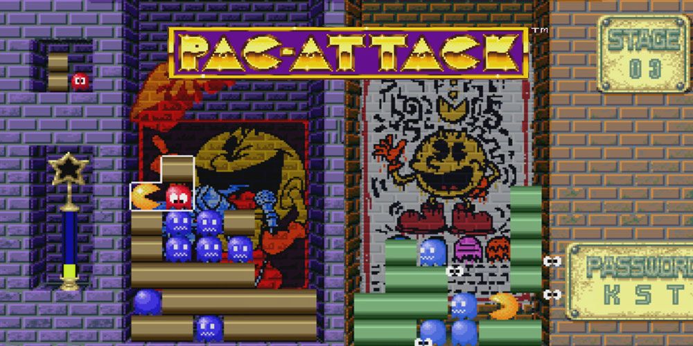 Pac Attack gameplay