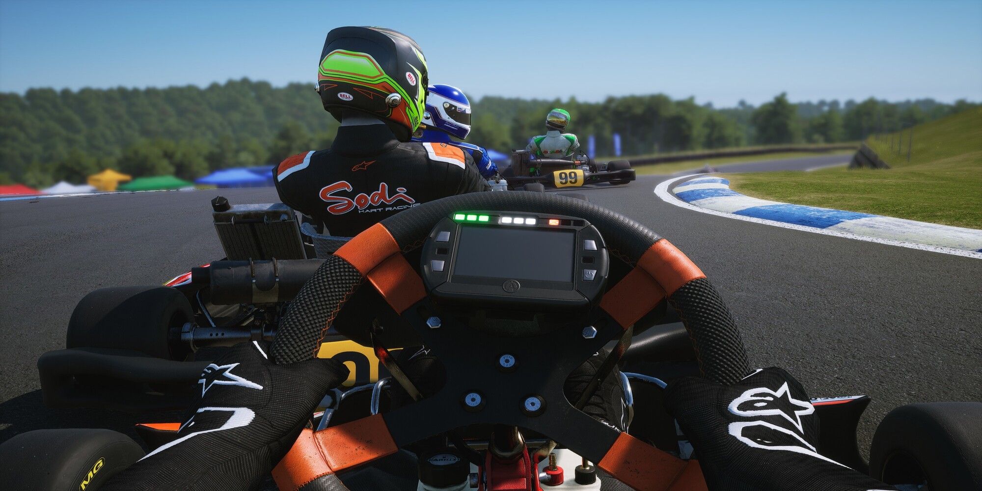 Player Racing A Kart In KartKraft