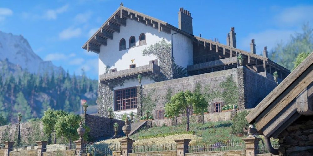 Sniper Elite 5 Wolf Mountain showing the house