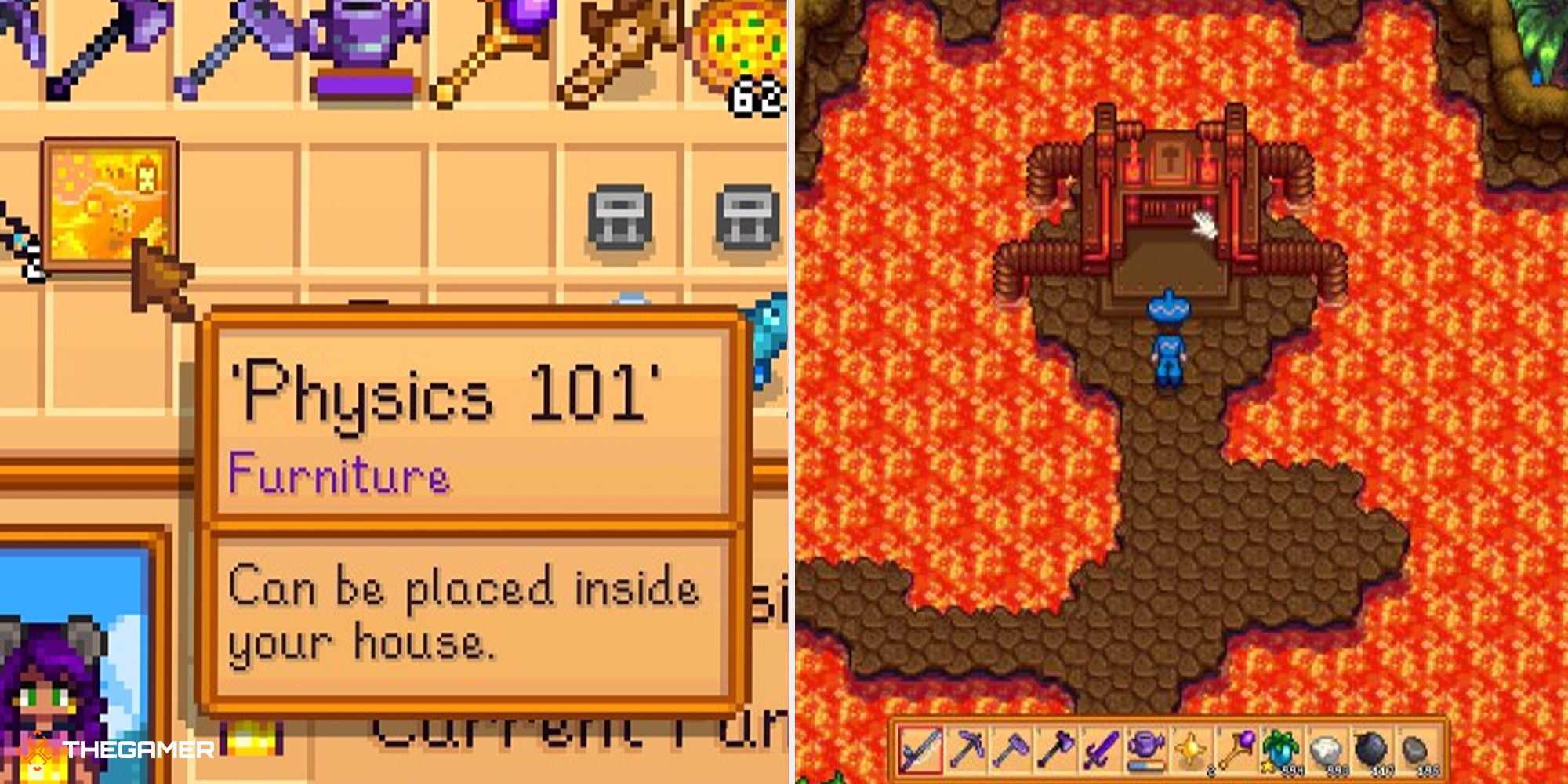 Stardew Valley - location of Physics 101