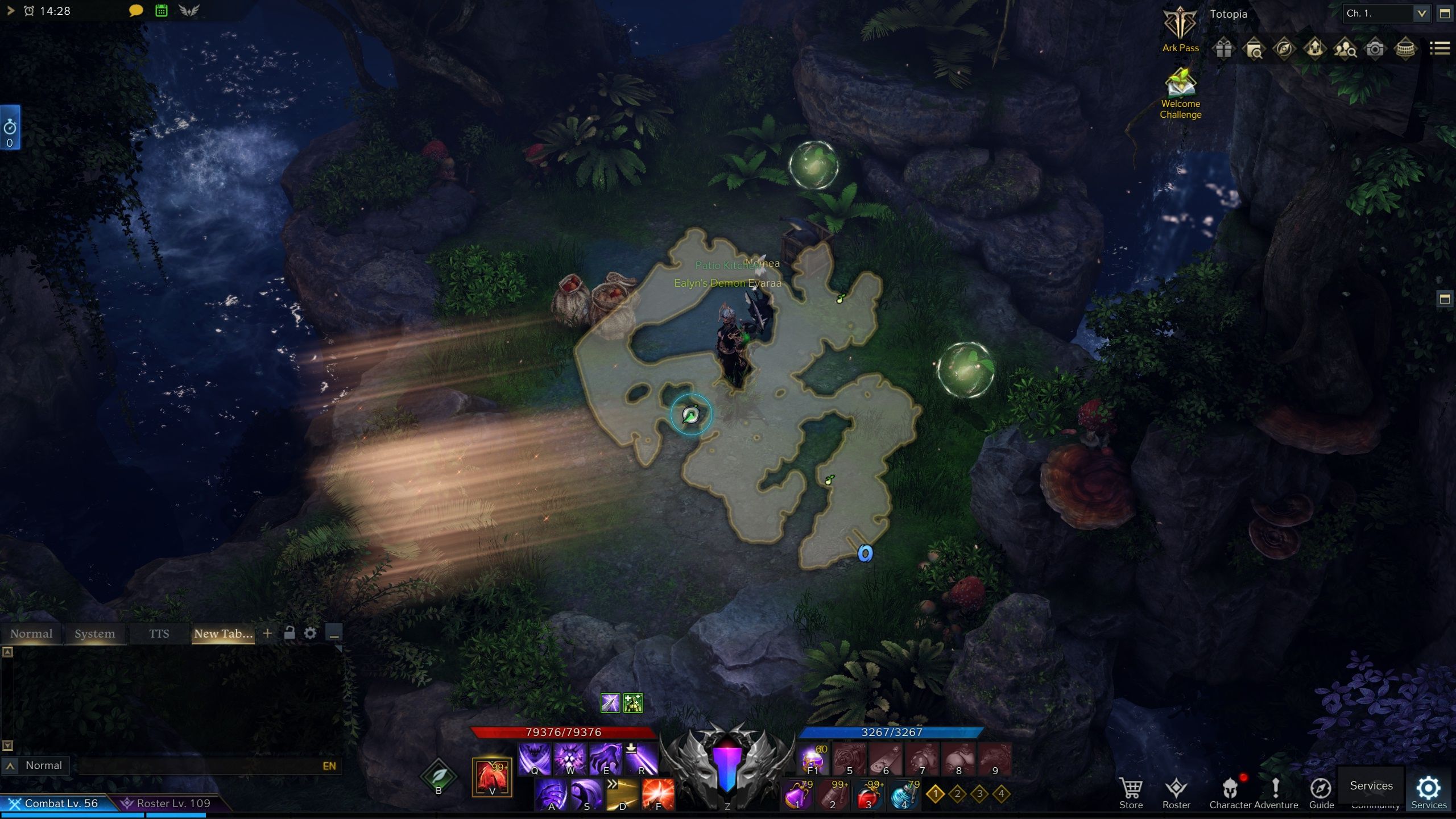 Lost Ark Totopia Mokoko Seeds 3 and 4 location with minimap open
