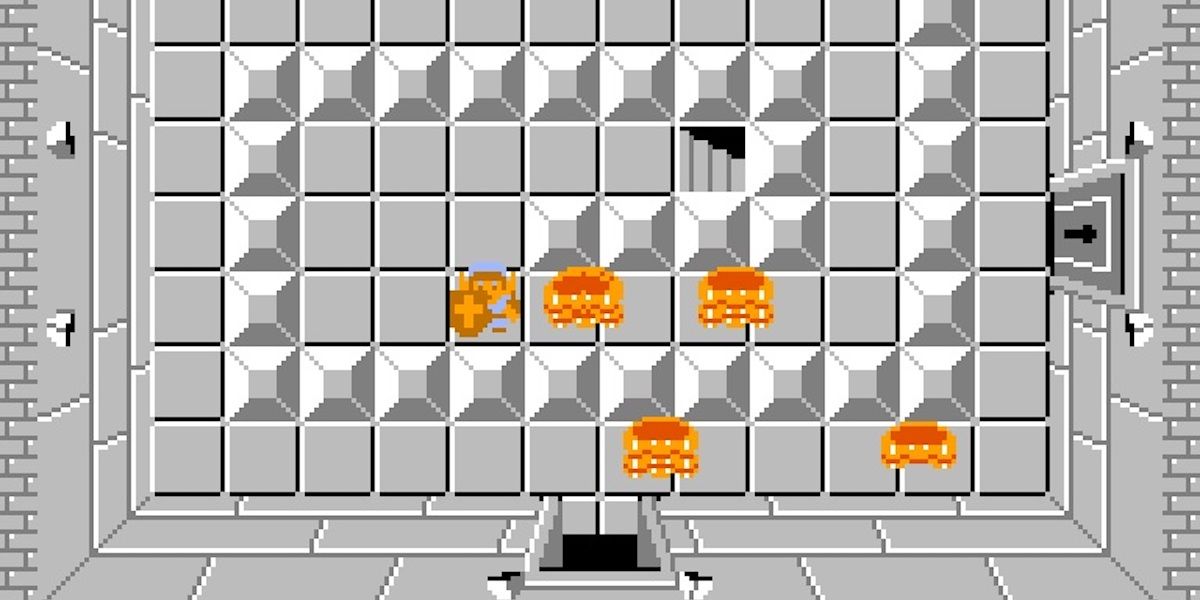 Zelda 1986 dungeon