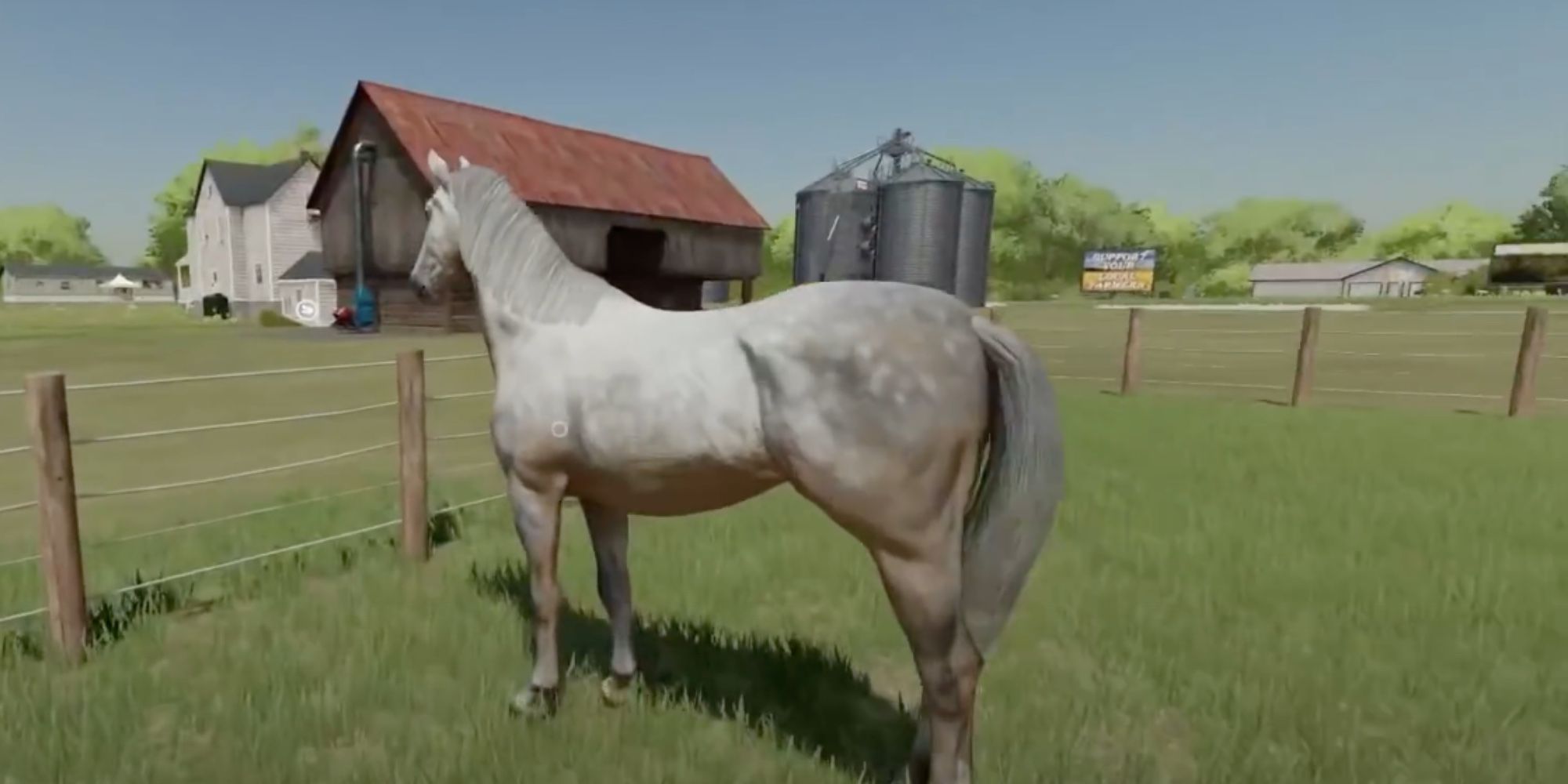 a dappled horse in farming simulator 22