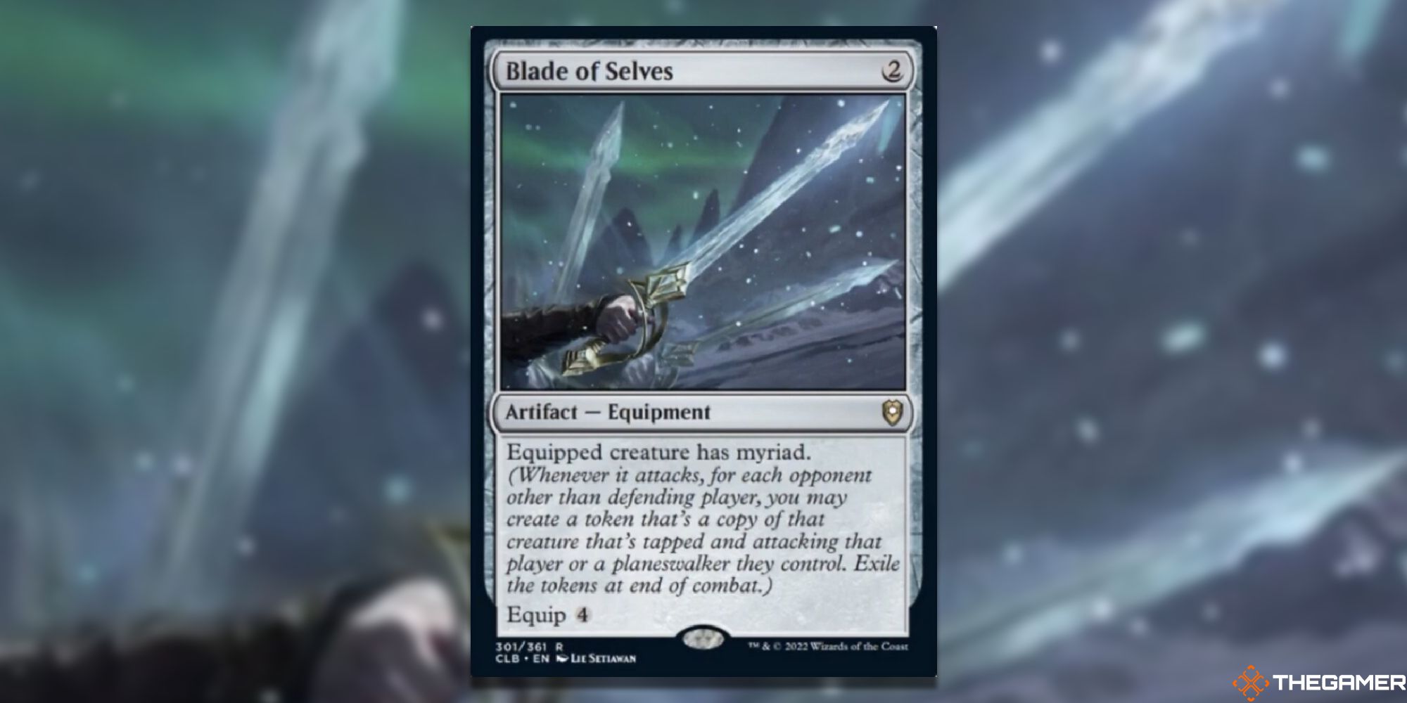 Magic: The Gathering Blade of Selves full card with background