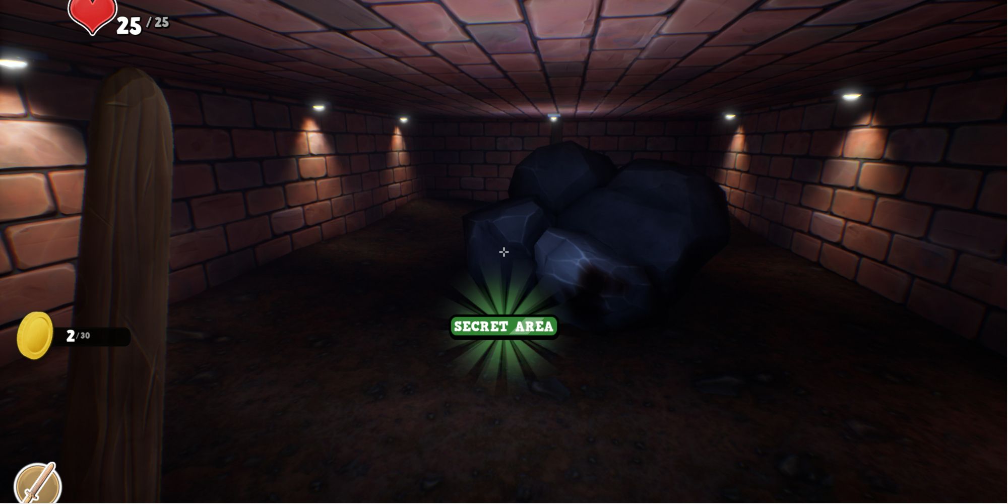 discovering a secret area in supraland