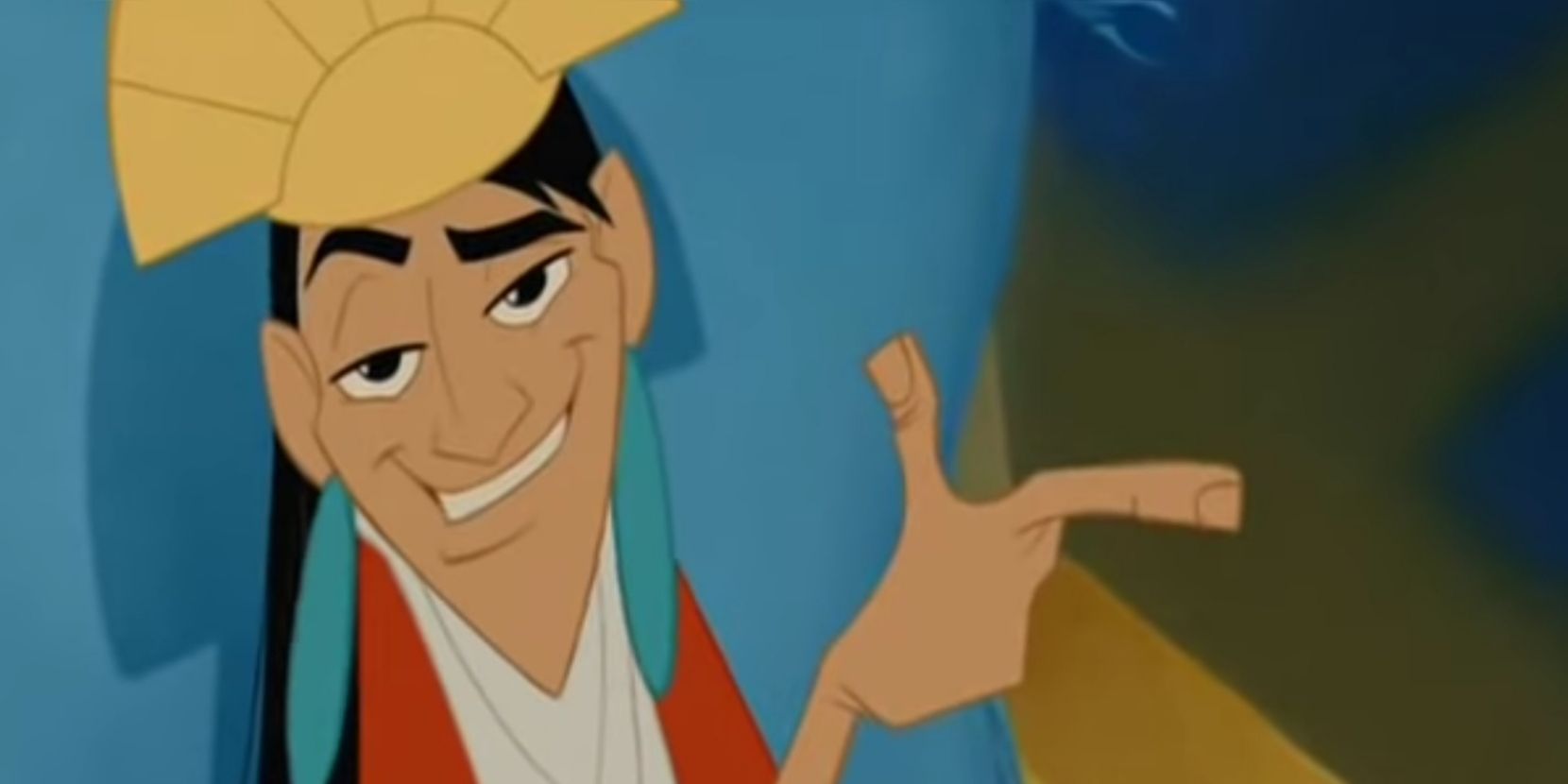 emperors new groove kuzco on throne