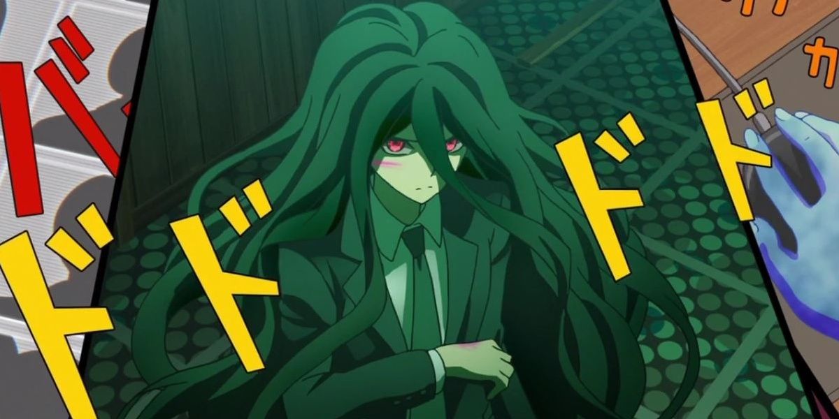 Footage of Izuru being edited in Danganronpa 3