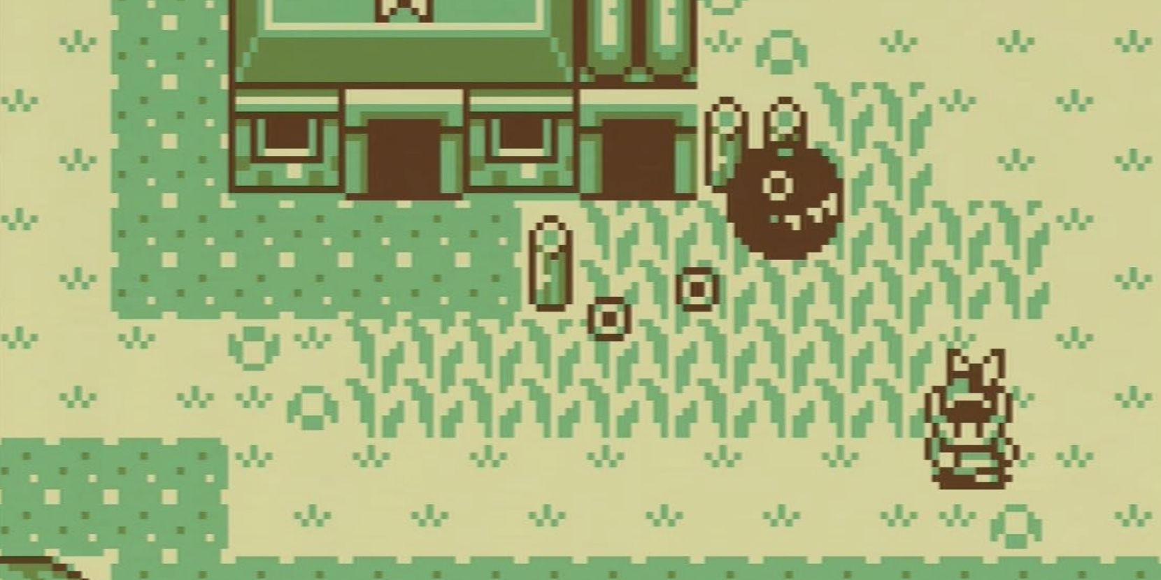links awakening gameboy link and chomp