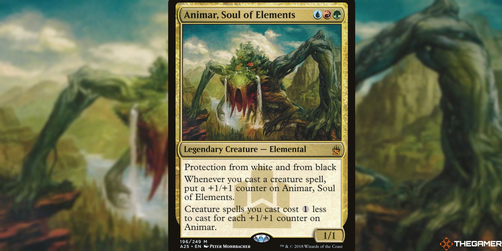 mtg animar soul of elements full card and art background
