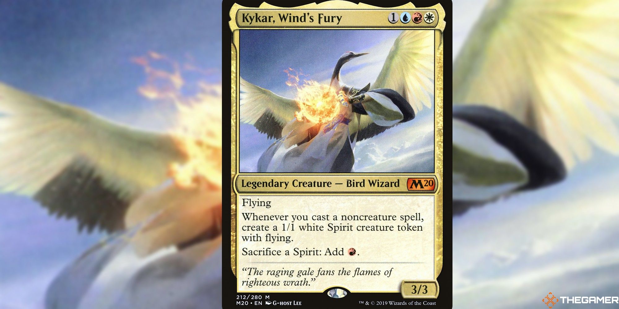 mtg kykar winds fury full card and art background