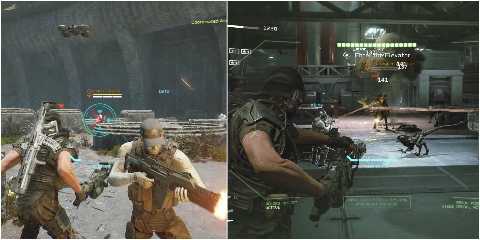 Aliens: Fireteam Elite - Lancer Build Focusing On Laser And A Smartgun Build