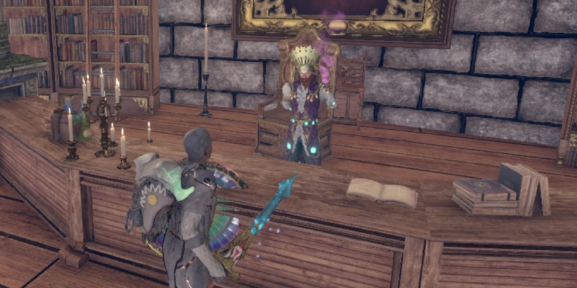 player speaking to Raul Salaberry in sorobor academy