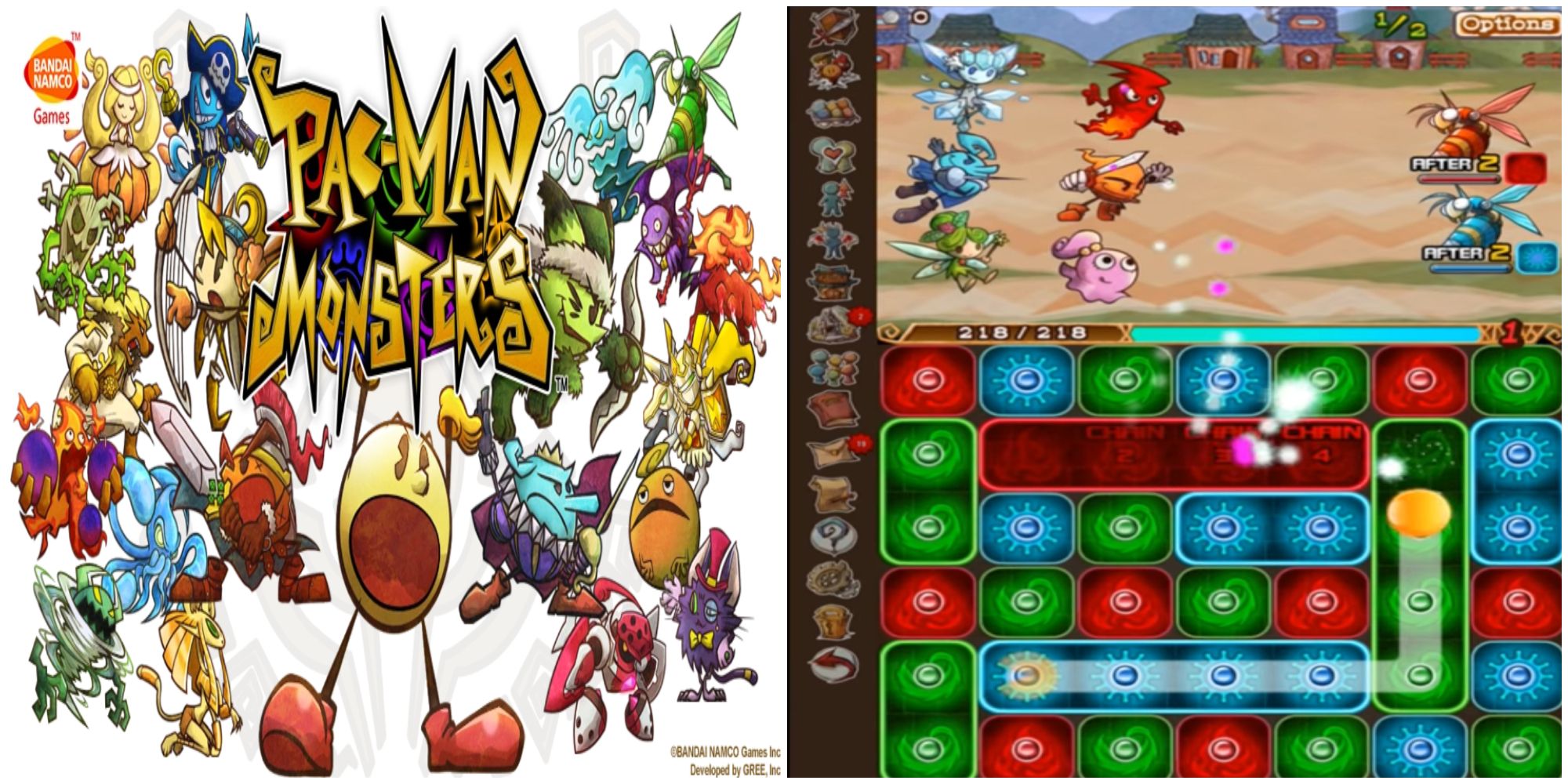 pac-man monsters cover art & gameplay