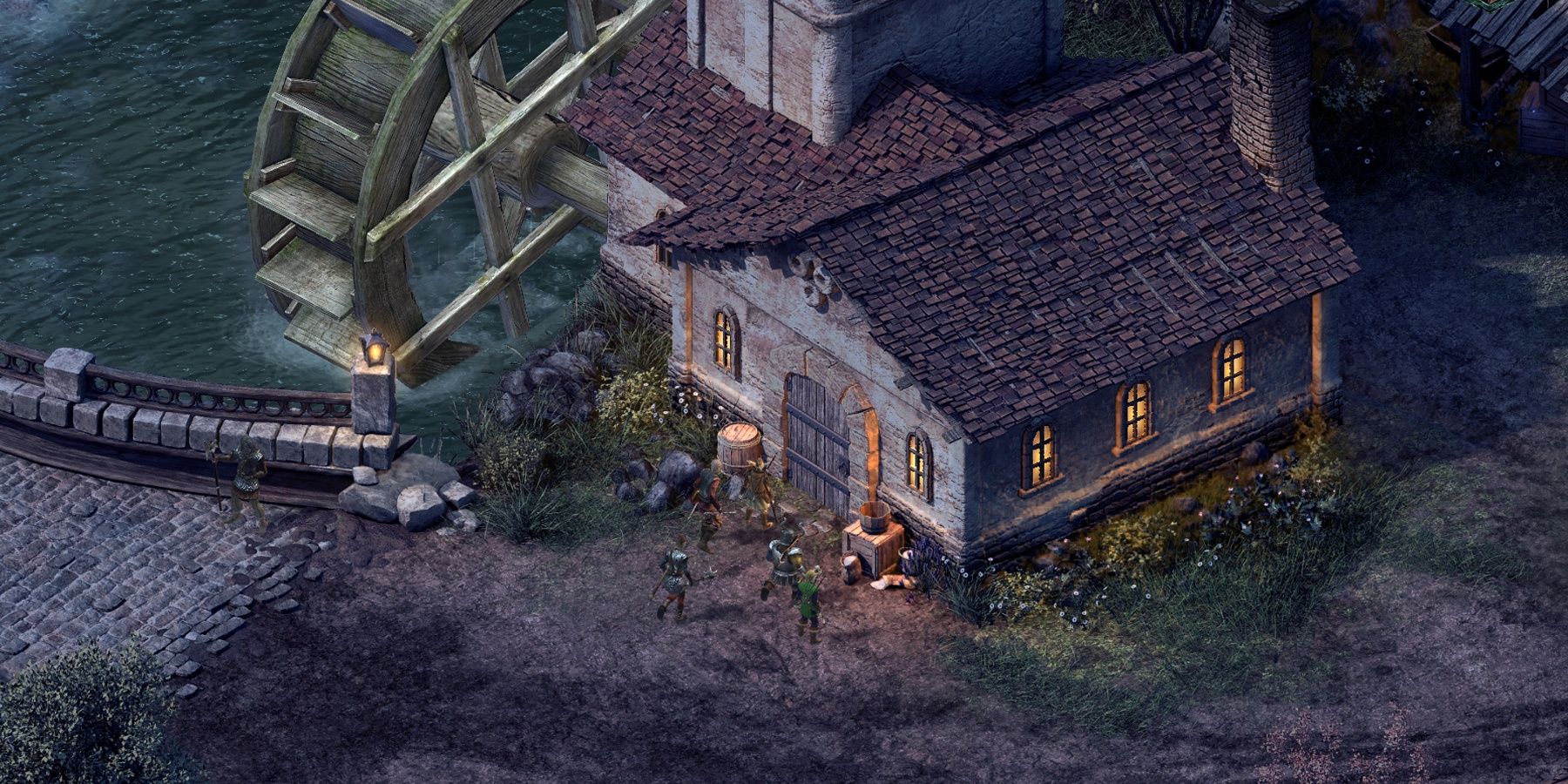 A screenshot showing gameplay in Pillars of Eternity