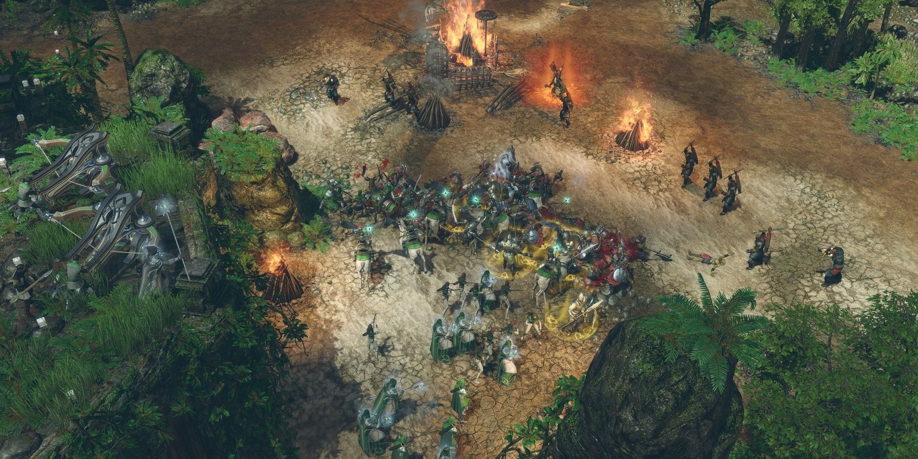 Battle scene from SpellForce 3 Reforced 