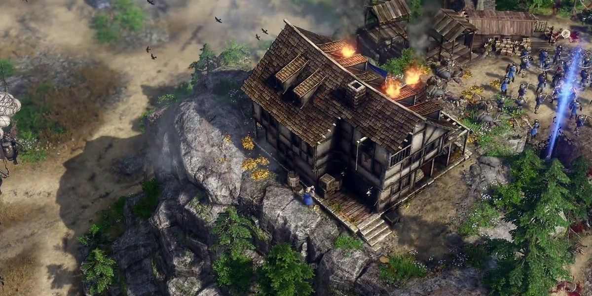 House on a rocky outcropping in SpellForce 3 Reforced