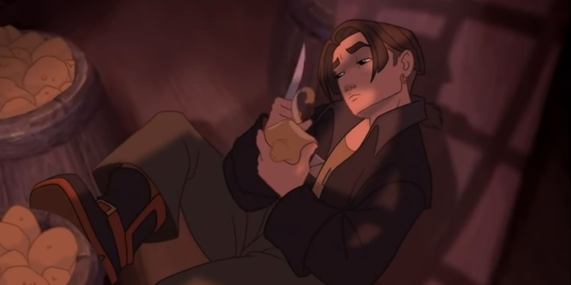 treasure planet jim hawkins carving vegetable