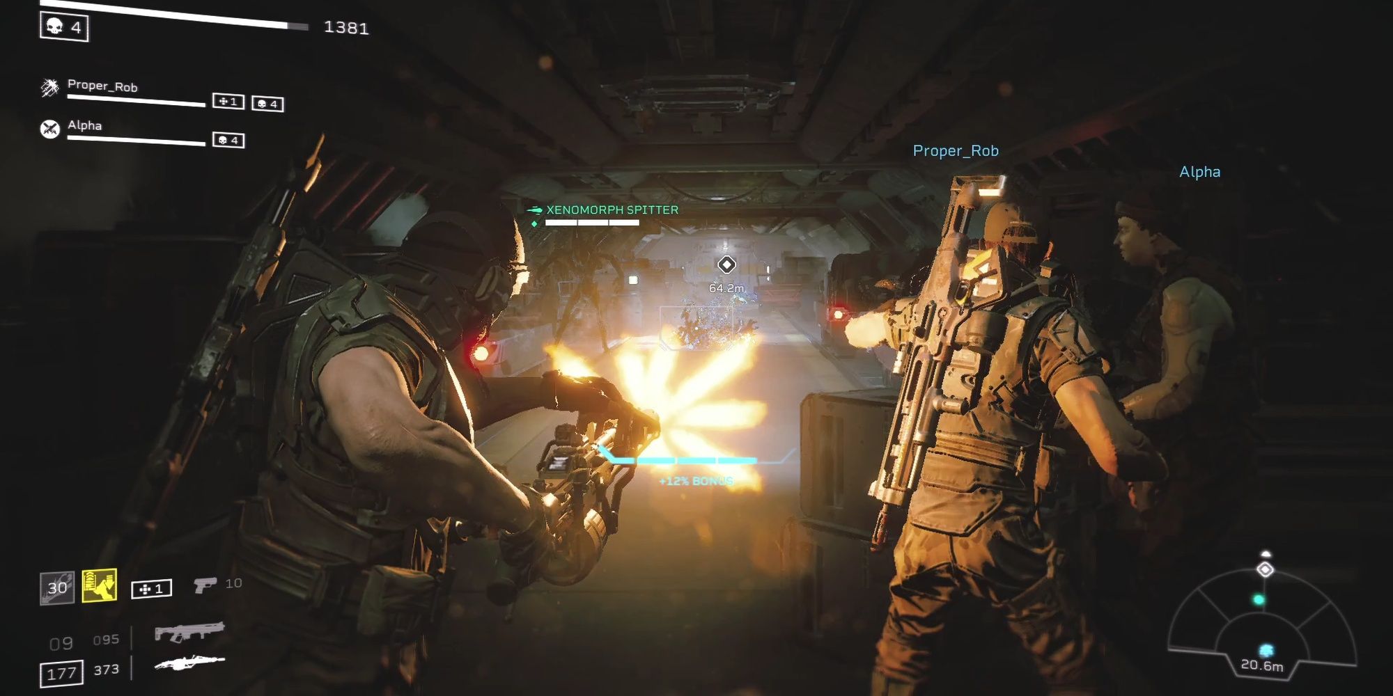 Aliens: Fireteam Elite - Lancers Holding Position During Ambush