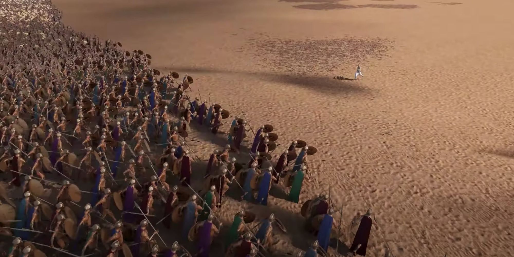 Chuck Norris versus an army in Ultimate Epic Battle Simulator