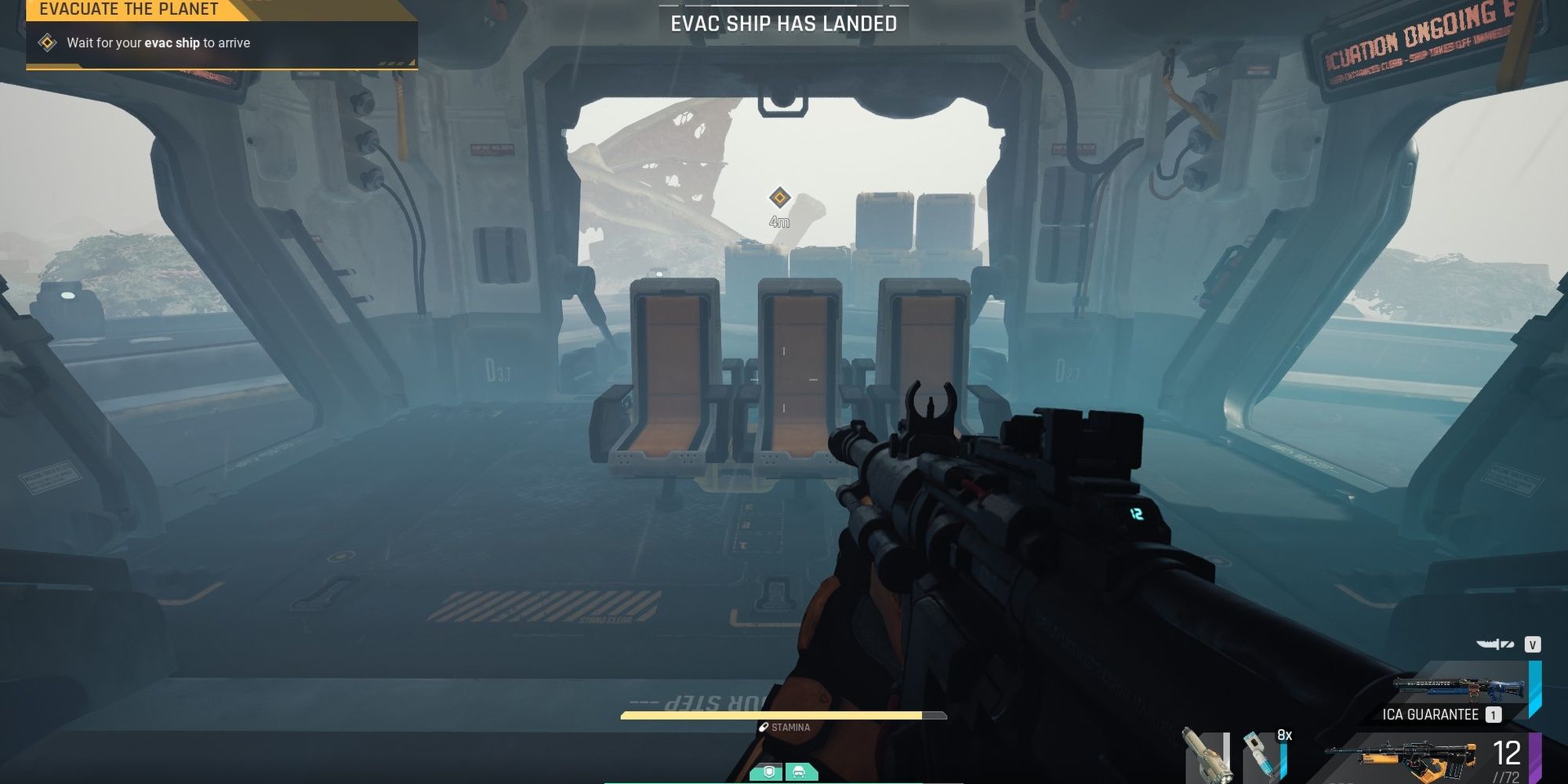 The Cycle: Frontier - The Interior Of The Evac Ship