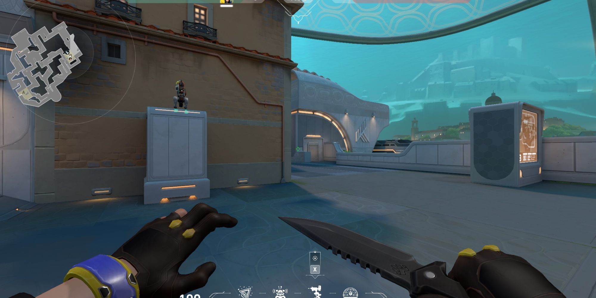 Valorant Turret Placement  Around The Corner On B Site Pearl