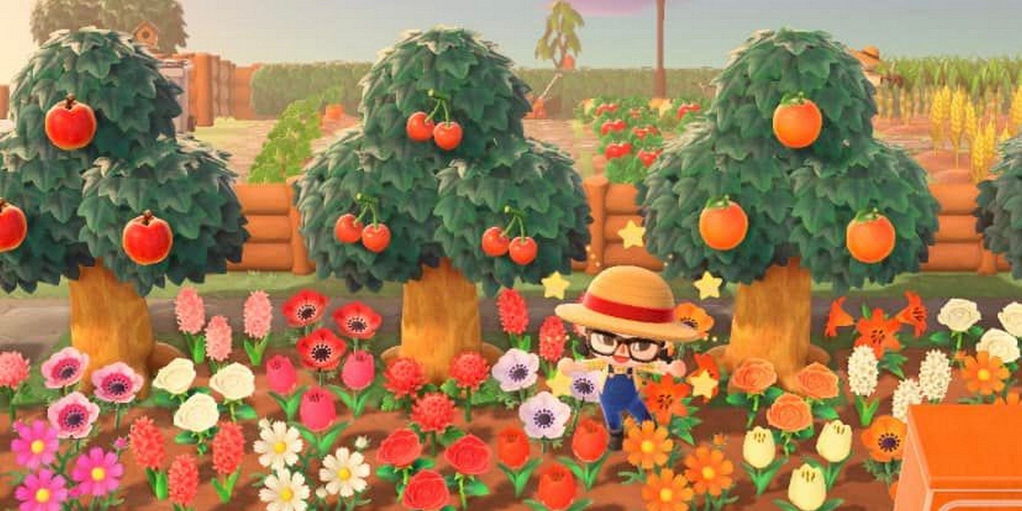 Animal Crossing New Horizons Fruit Trees Orchard Garden Farm
