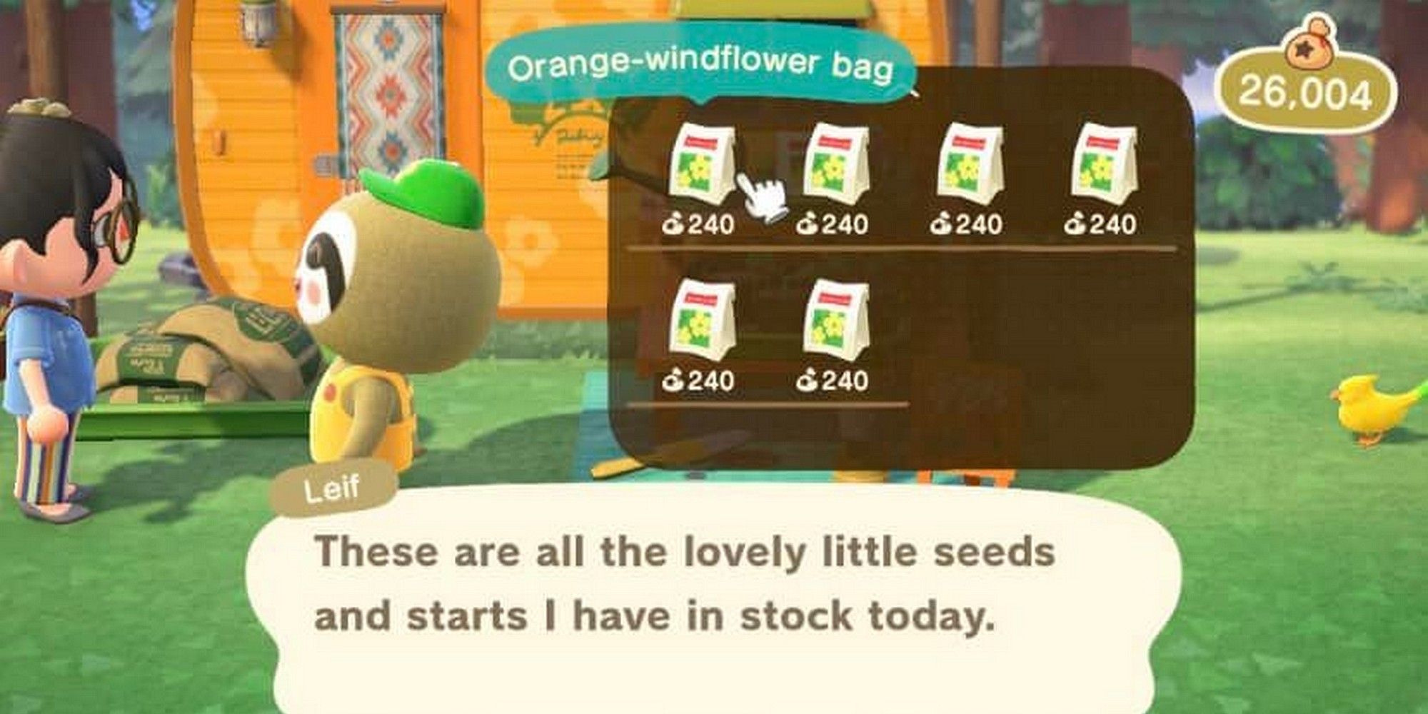Animal Crossing New Horizons Leif CoOp Flower Seeds